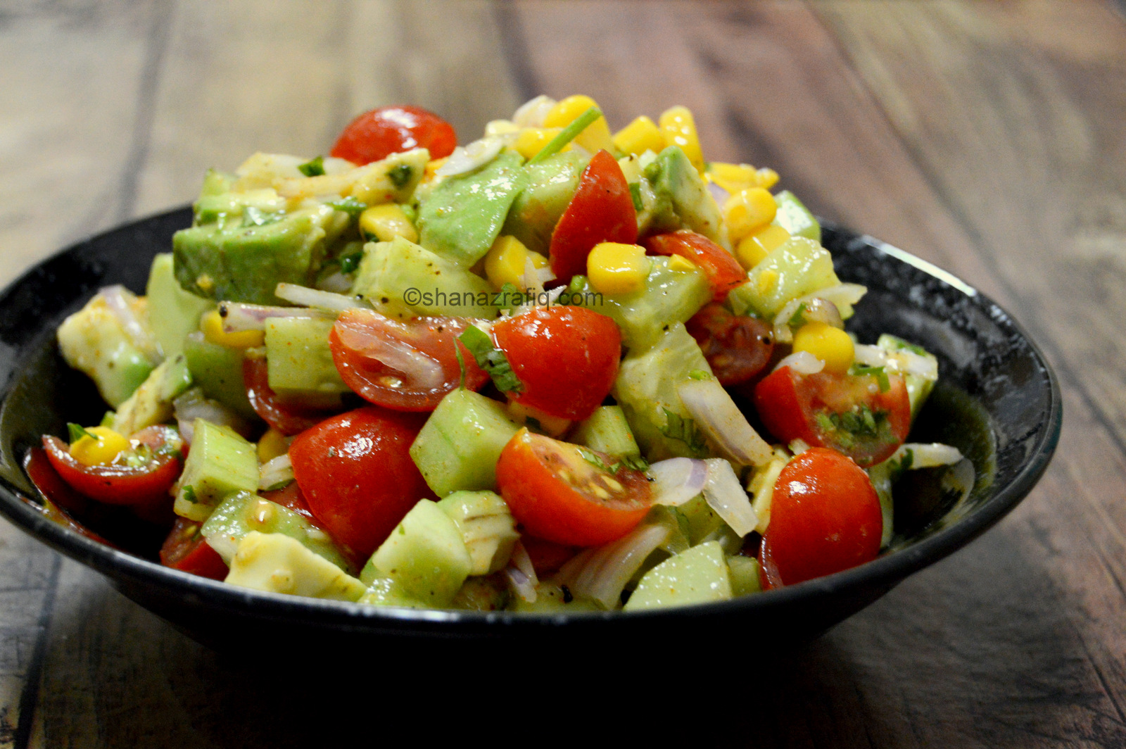 Avocado Garden Salad Shanaz Rafiq Recipes