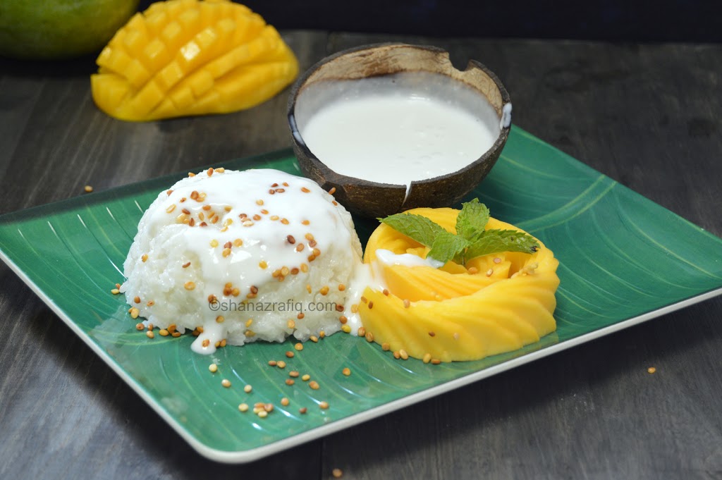 Thai Style Mango Sticky Rice Khao Niao Mamuang Love To Cook