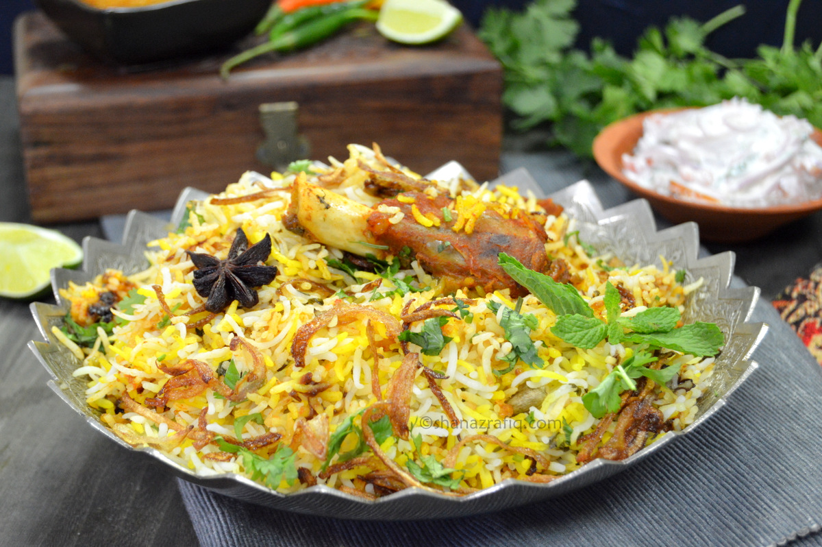 Hyderabadi Kachhe Gosht Ki Mutton Dum Biryani Recipe