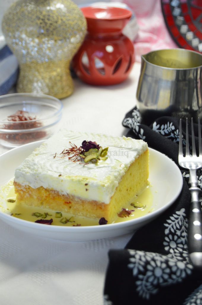 Saffron Milk Cake with Video Love To Cook