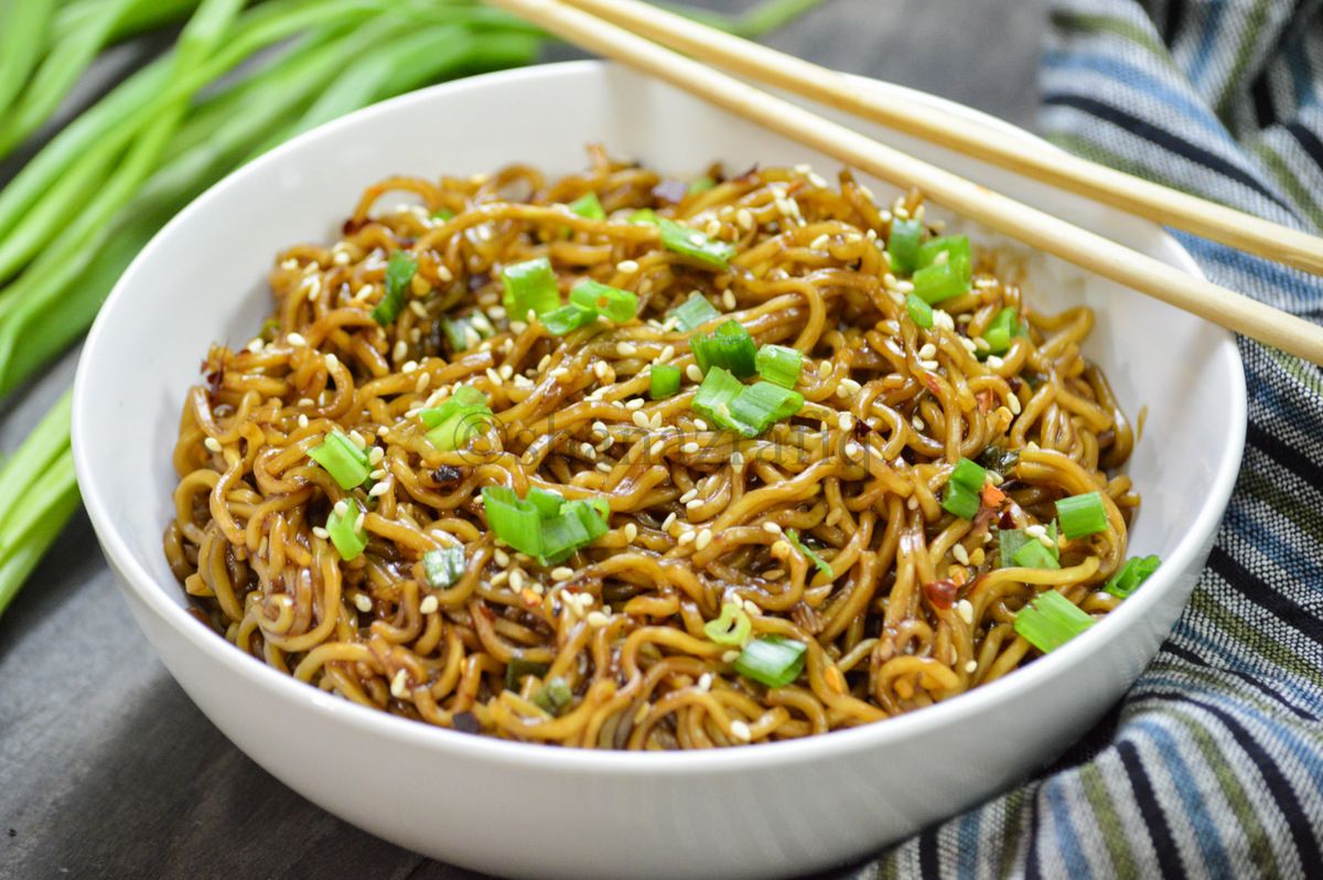 The noodles are more similar to ramen noodles, and is usually prepared with...