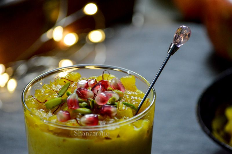 Saffron and Apple Rice Kheer Shanaz Rafiq Recipes